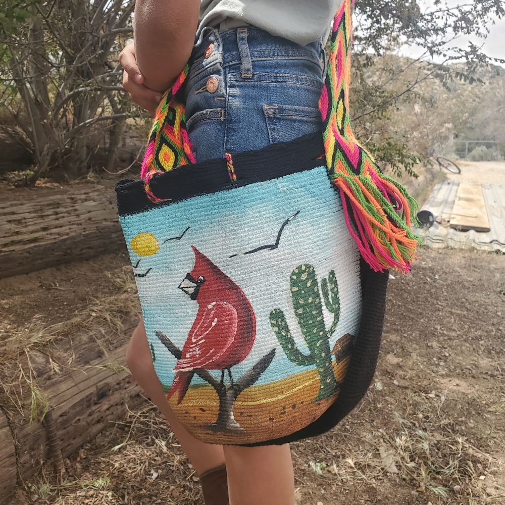 Handcrafted Colombian shoulder bag
